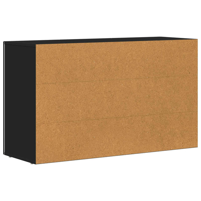 Bufet Negru 100 x 35 x 59 cm Lemn compozit - WALTI WALTI