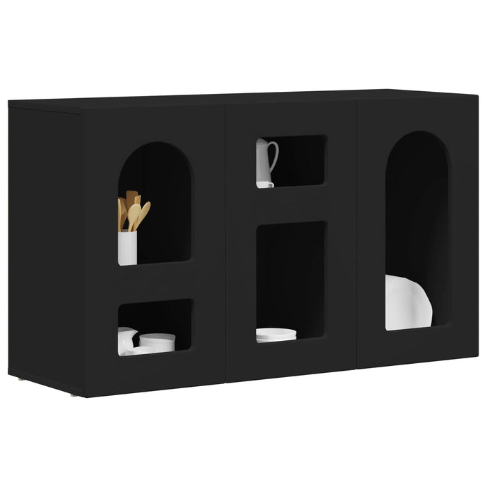 Bufet Negru 100 x 35 x 59 cm Lemn compozit - WALTI WALTI