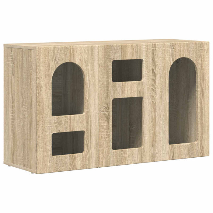 Bufet Stejar Sonoma 100 x 35 x 59 cm Lemn compozit - WALTI WALTI