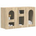 Bufet Stejar Sonoma 100 x 35 x 59 cm Lemn compozit - WALTI WALTI