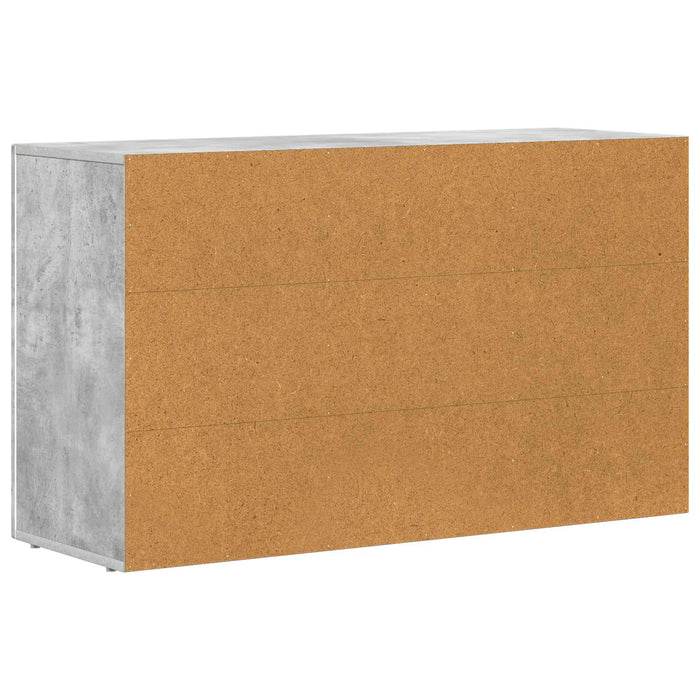 Bufet Gri din beton 100 x 35 x 59 cm Lemn compozit - WALTI WALTI