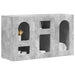 Bufet Gri din beton 100 x 35 x 59 cm Lemn compozit - WALTI WALTI