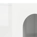 Bufet Alb lucios 100 x 35 x 59 cm Lemn compozit - WALTI WALTI