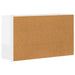 Bufet Alb lucios 100 x 35 x 59 cm Lemn compozit - WALTI WALTI