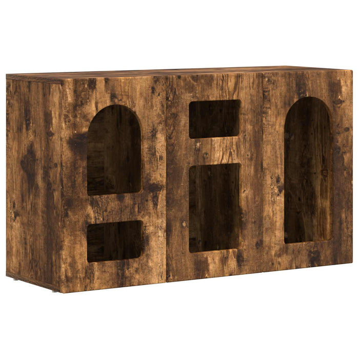 Bufet Stejar fumuriu 100 x 35 x 59 cm Lemn compozit - WALTI WALTI