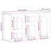 Bufet Stejar fumuriu 100 x 35 x 59 cm Lemn compozit - WALTI WALTI