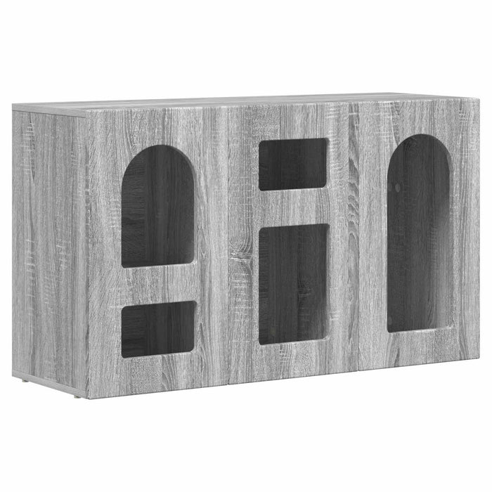Bufet Gri Sonoma 100 x 35 x 59 cm Lemn compozit - WALTI WALTI
