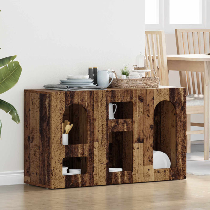 Bufet Lemn vechi 100 x 35 x 59 cm Lemn compozit - WALTI WALTI