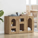 Bufet Stejar Artizanal 100 x 35 x 59 cm Lemn compozit - WALTI WALTI