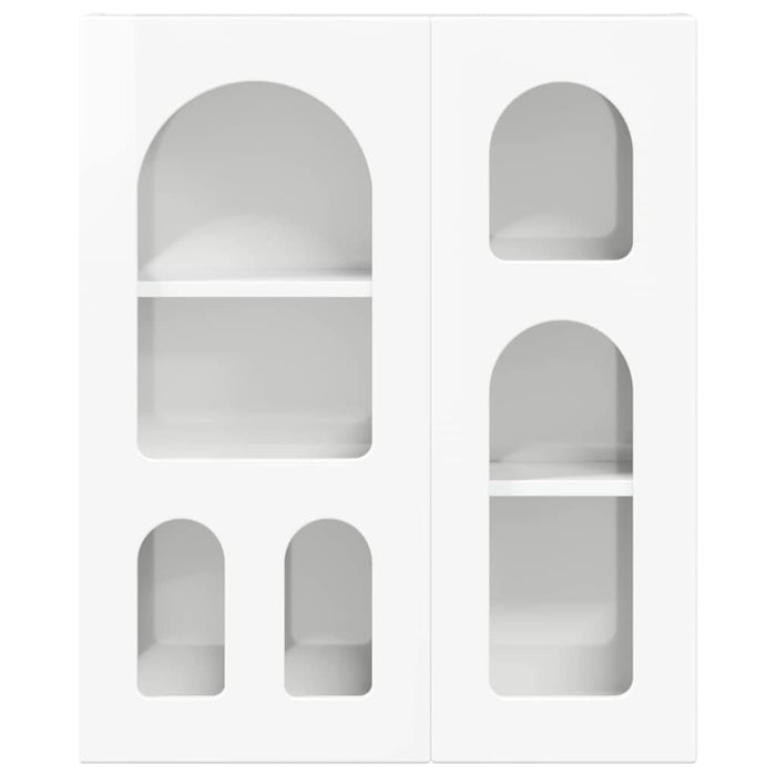 Dulap suspendat Alb lucios 59 x 20 x 71.5 cm Lemn compozit - WALTI WALTI