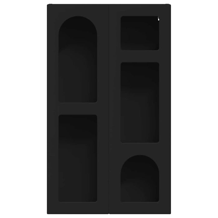 Dulap suspendat cu raft Negru 59 x 20 x 100 cm Lemn compozit - WALTI WALTI