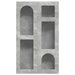 Dulap suspendat Gri din beton 59 x 20 x 100 cm Lemn compozit - WALTI WALTI