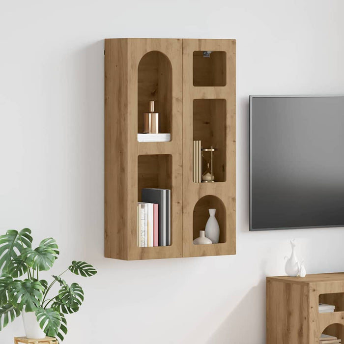 Dulap suspendat Stejar Artizanal 59 x 20 x 100 cm Lemn compozit - WALTI WALTI