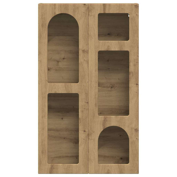 Dulap suspendat Stejar Artizanal 59 x 20 x 100 cm Lemn compozit - WALTI WALTI