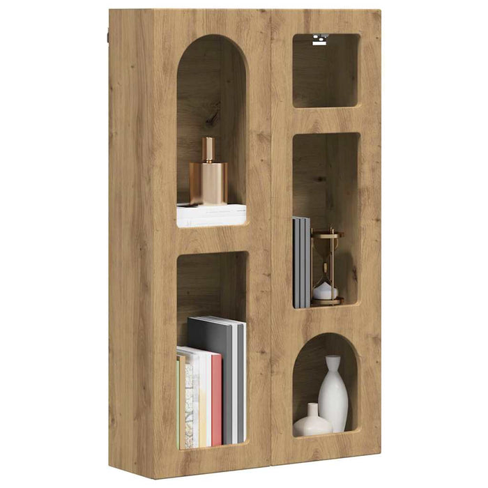 Dulap suspendat Stejar Artizanal 59 x 20 x 100 cm Lemn compozit - WALTI WALTI
