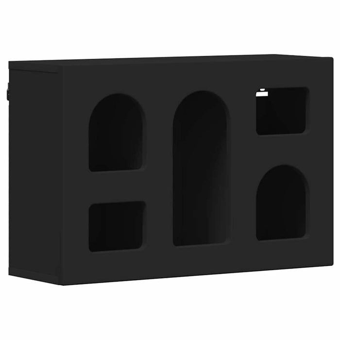 Dulap suspendat cu raft Negru 60 x 20 x 40 cm Lemn compozit - WALTI WALTI