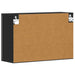 Dulap suspendat cu raft Negru 60 x 20 x 40 cm Lemn compozit - WALTI WALTI
