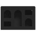 Dulap suspendat cu raft Negru 60 x 20 x 40 cm Lemn compozit - WALTI WALTI