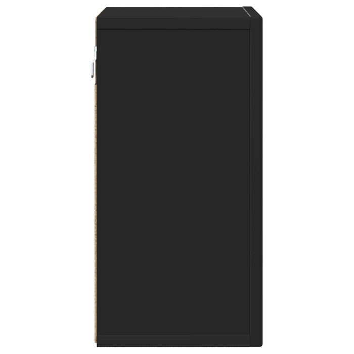 Dulap suspendat cu raft Negru 60 x 20 x 40 cm Lemn compozit - WALTI WALTI