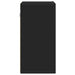Dulap suspendat cu raft Negru 60 x 20 x 40 cm Lemn compozit - WALTI WALTI