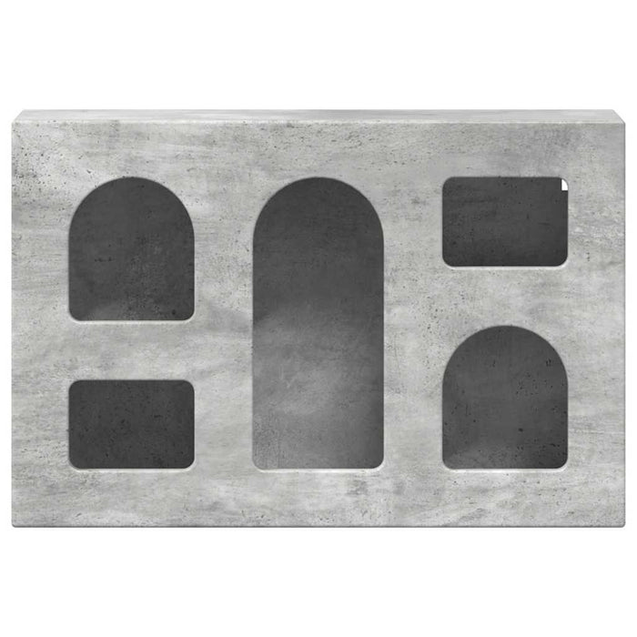 Dulap suspendat Gri din beton 60 x 20 x 40 cm Lemn compozit - WALTI WALTI