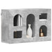 Dulap suspendat Gri din beton 60 x 20 x 40 cm Lemn compozit - WALTI WALTI