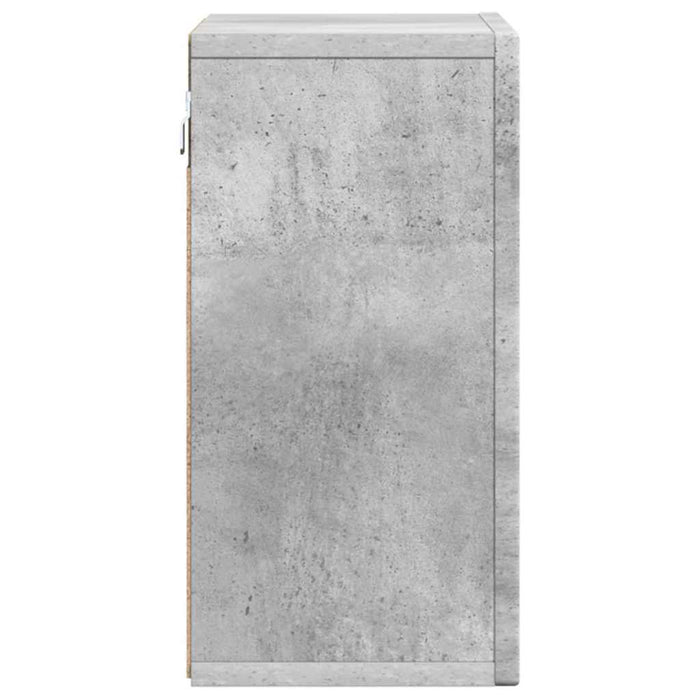 Dulap suspendat Gri din beton 60 x 20 x 40 cm Lemn compozit - WALTI WALTI