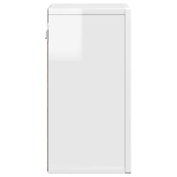 Dulap suspendat Alb lucios 60 x 20 x 40 cm Lemn compozit - WALTI WALTI
