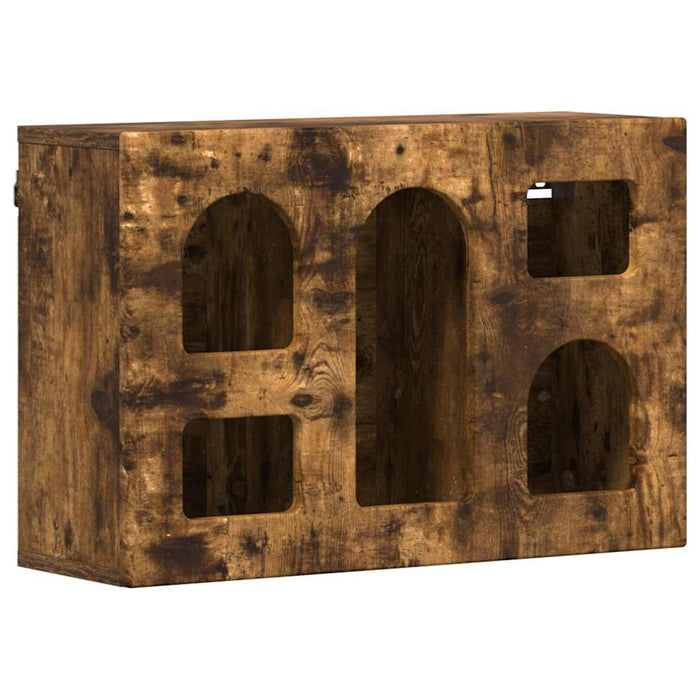 Dulap suspendat Stejar fumuriu 60 x 20 x 40 cm Lemn compozit - WALTI WALTI