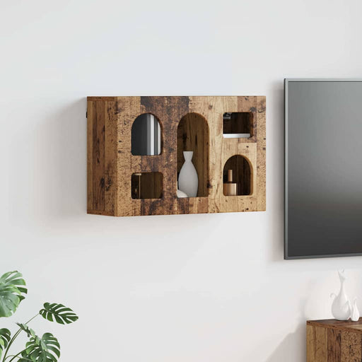 Dulap suspendat Lemn vechi 60 x 20 x 40 cm Lemn compozit - WALTI WALTI