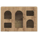 Dulap suspendat Stejar Artizanal 60 x 20 x 40 cm Lemn compozit - WALTI WALTI
