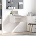 Birou montat pe perete Alb 60 x 45 x 30 cm Lemn compozit - WALTI WALTI