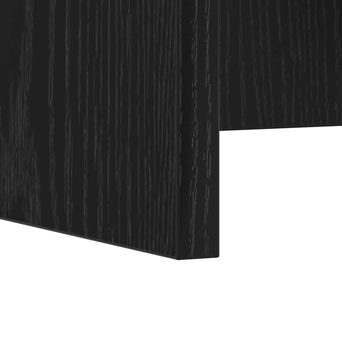 Birou montat pe perete Pe perete Stejar Negru 60 x 45 x 30 cm - WALTI WALTI