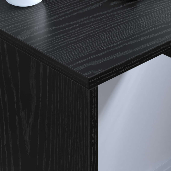 Birou montat pe perete Pe perete Stejar Negru 60 x 45 x 30 cm - WALTI WALTI
