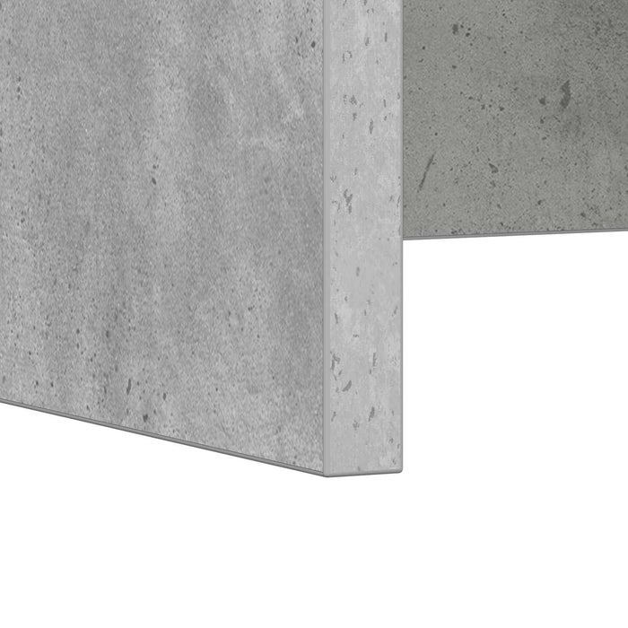 Birou montat pe perete Pe perete Gri din beton 60 x 45 x 30 cm - WALTI WALTI
