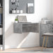 Birou montat pe perete Pe perete Gri din beton 60 x 45 x 30 cm - WALTI WALTI