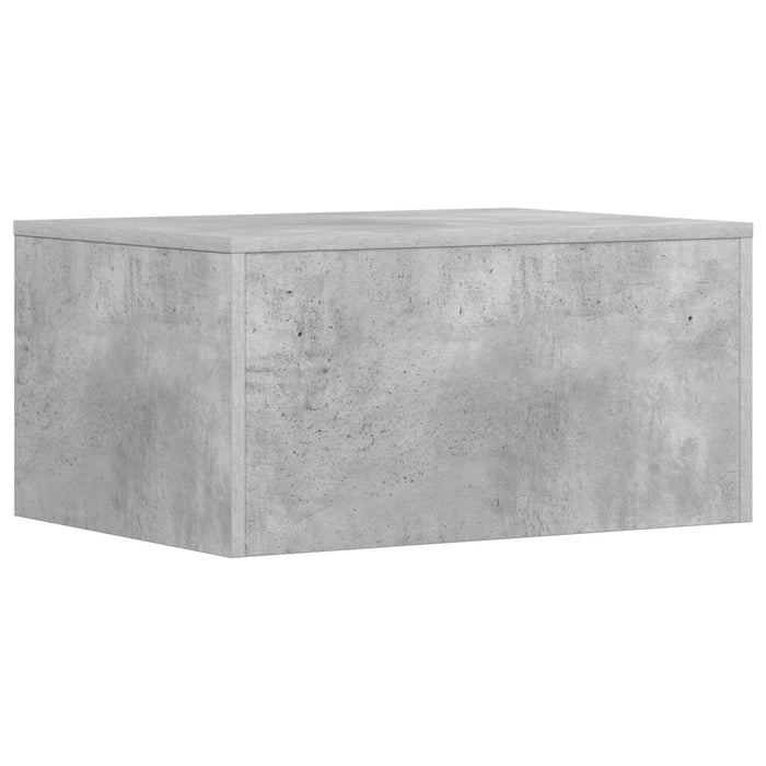 Birou montat pe perete Pe perete Gri din beton 60 x 45 x 30 cm - WALTI WALTI