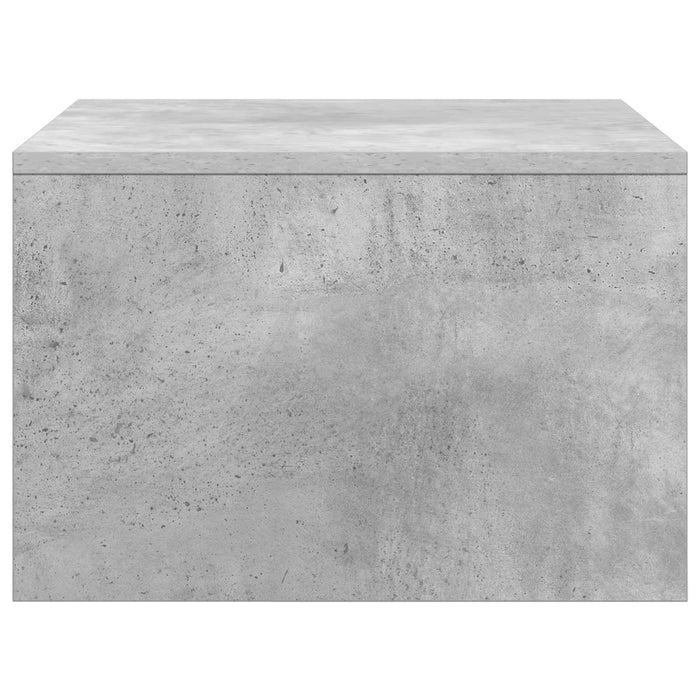 Birou montat pe perete Pe perete Gri din beton 60 x 45 x 30 cm - WALTI WALTI