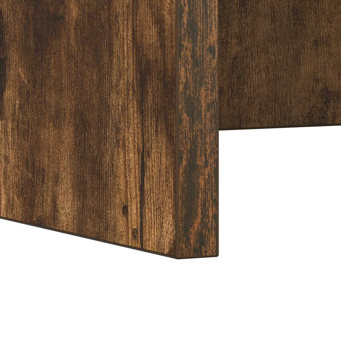 Birou montat pe perete Pe perete Stejar fumuriu 60 x 45 x 30 cm - WALTI WALTI