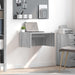 Birou montat pe perete Gri Sonoma 60 x 45 x 30 cm Lemn compozit - WALTI WALTI