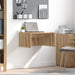 Birou montat pe perete Stejar Artizanal 60 x 45 x 30 cm - WALTI WALTI