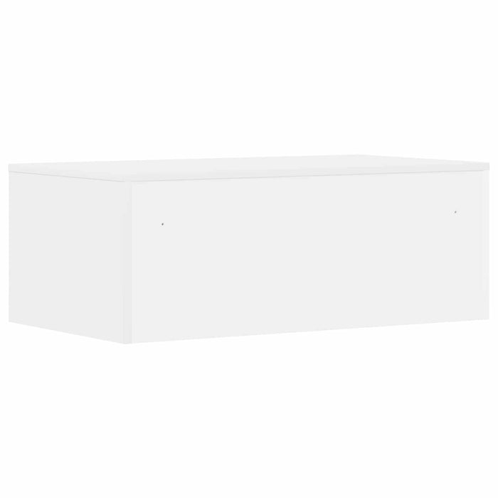 Birou montat pe perete Alb 80 x 45 x 30 cm Lemn compozit - WALTI WALTI