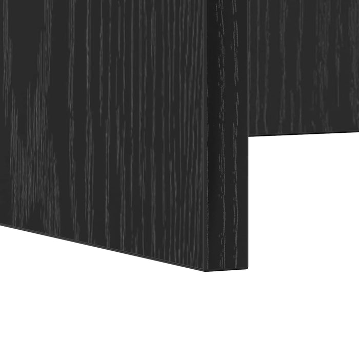 Birou montat pe perete Pe perete Stejar Negru 80 x 45 x 30 cm - WALTI WALTI
