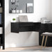 Birou montat pe perete Pe perete Stejar Negru 80 x 45 x 30 cm - WALTI WALTI