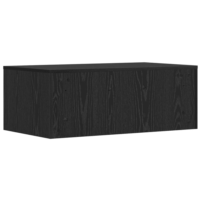 Birou montat pe perete Pe perete Stejar Negru 80 x 45 x 30 cm - WALTI WALTI