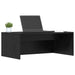 Birou montat pe perete Pe perete Stejar Negru 80 x 45 x 30 cm - WALTI WALTI