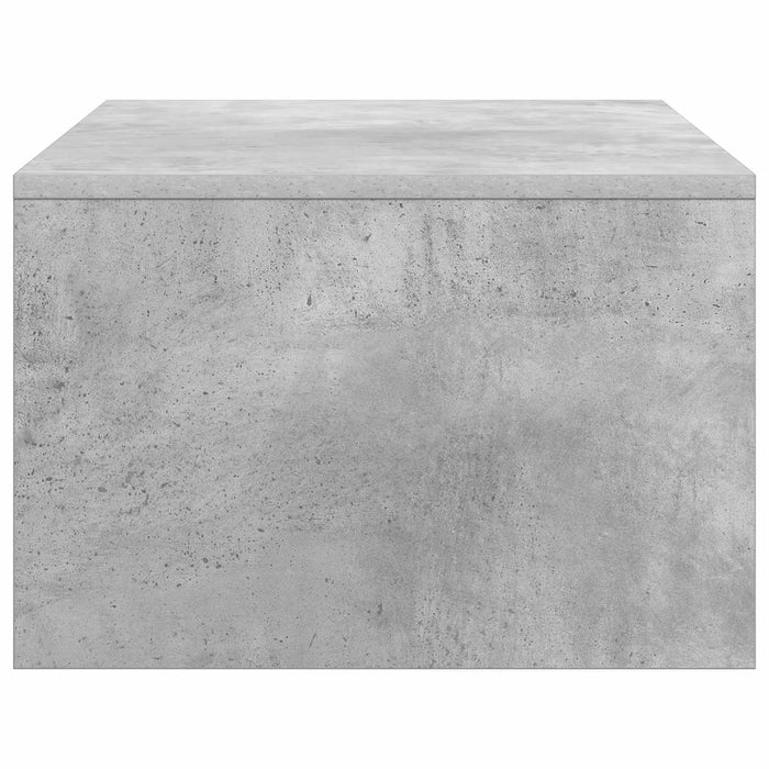 Birou montat pe perete Pe perete Gri din beton 80 x 45 x 30 cm - WALTI WALTI