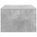 Birou montat pe perete Pe perete Gri din beton 80 x 45 x 30 cm - WALTI WALTI