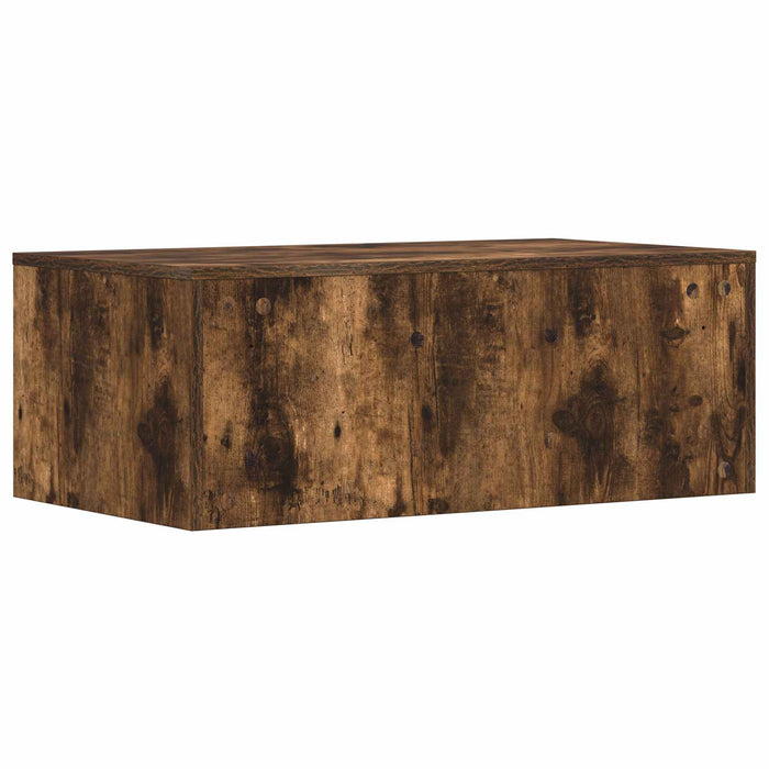 Birou montat pe perete Pe perete Stejar fumuriu 80 x 45 x 30 cm - WALTI WALTI