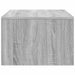 Birou montat pe perete Gri Sonoma 80 x 45 x 30 cm Lemn compozit - WALTI WALTI